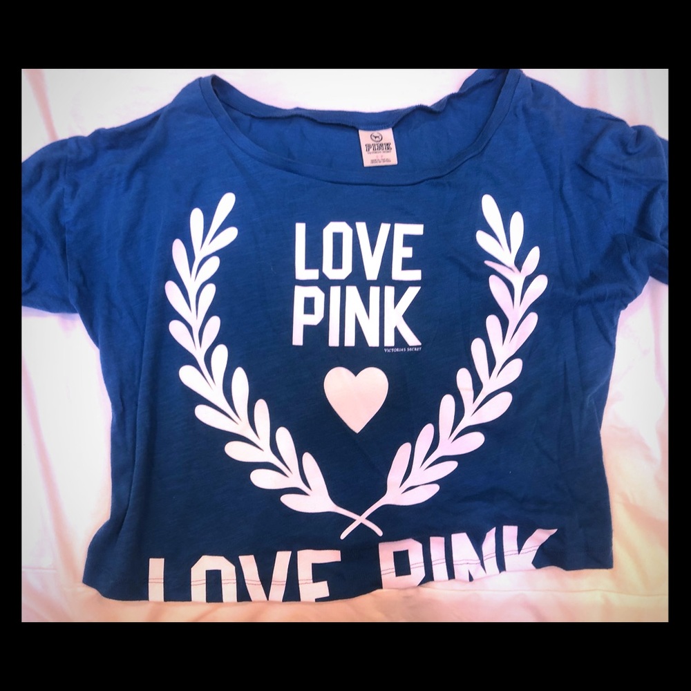 Love Pink crop top